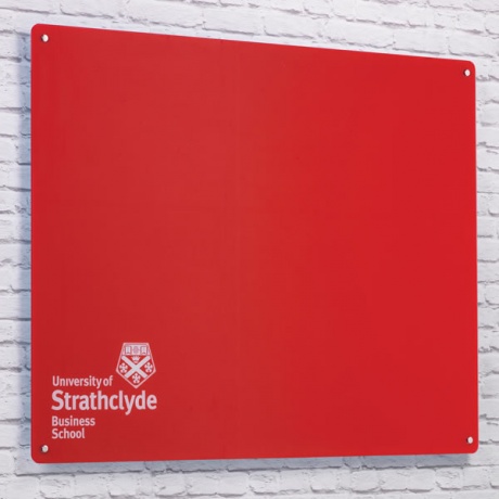 Custom Printed Coloured Glass Magnetic Writing Board